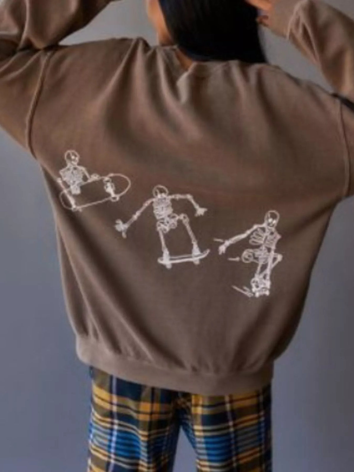 After Dark Skeleton Graphic Sweatshirt