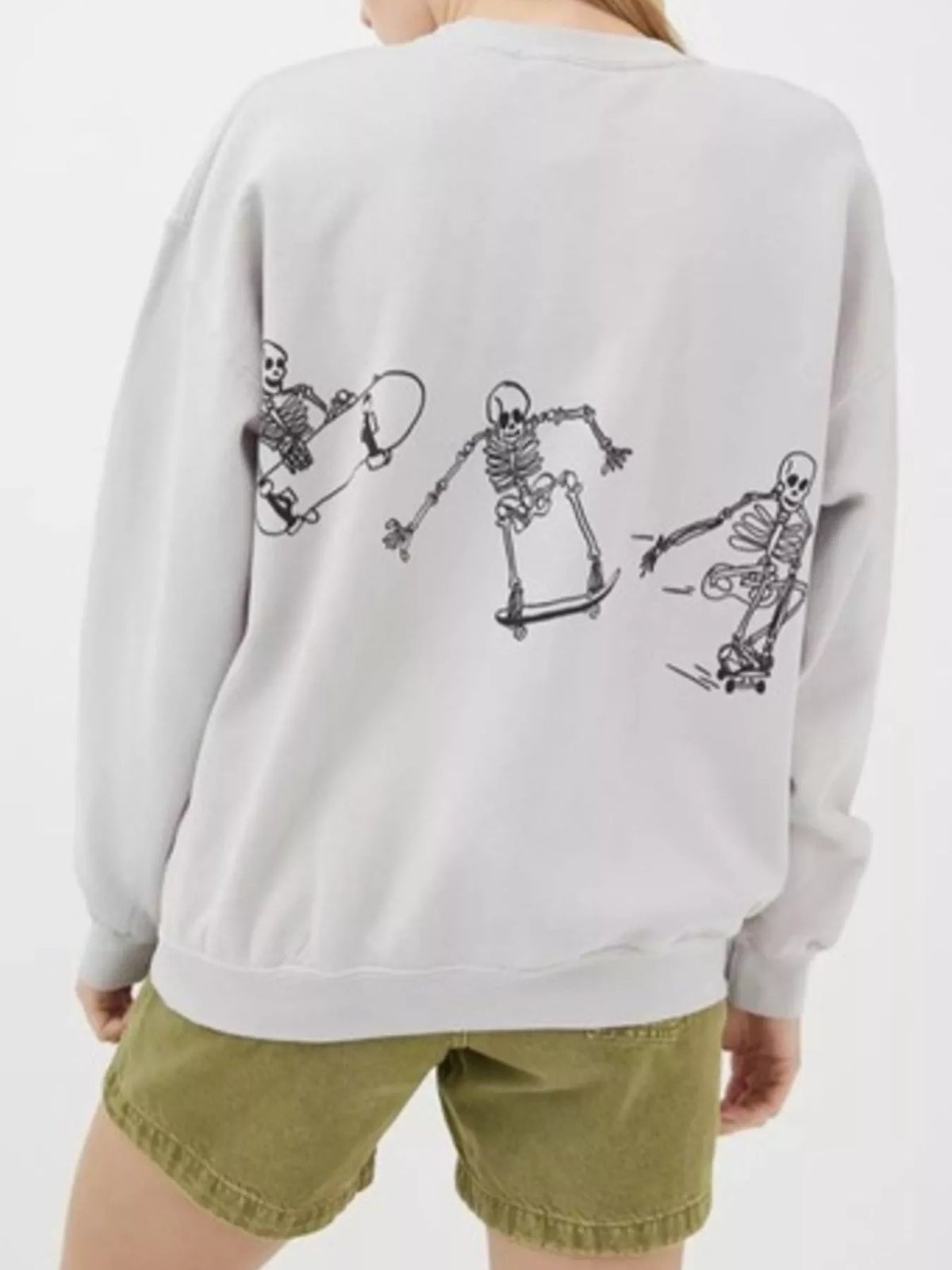 After Dark Skeleton Graphic Sweatshirt