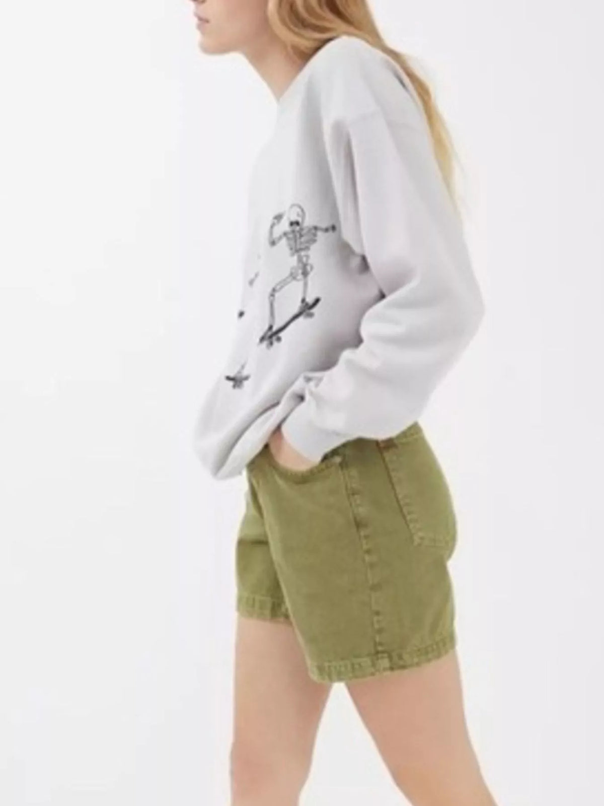 After Dark Skeleton Graphic Sweatshirt