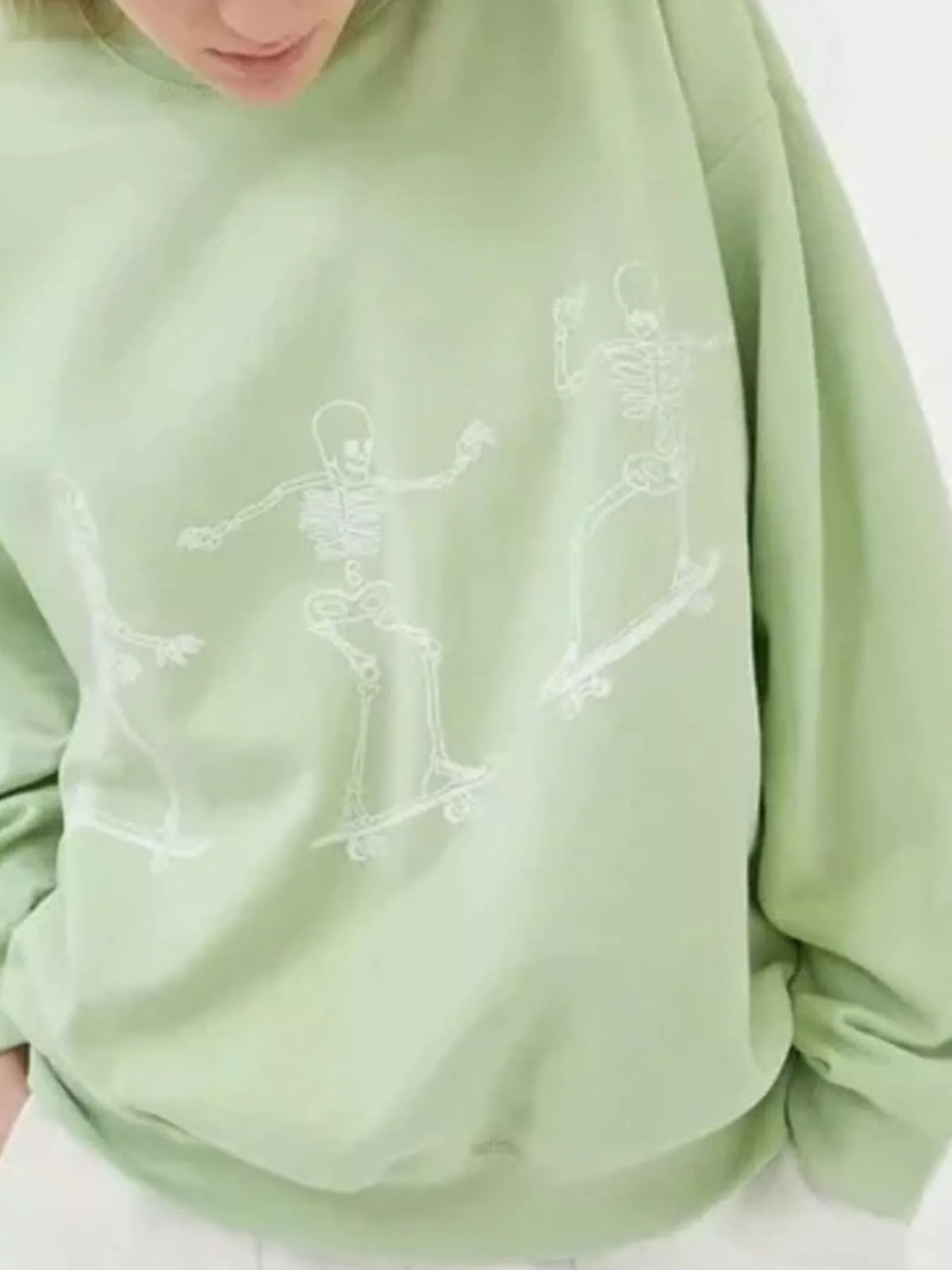 After Dark Skeleton Graphic Sweatshirt
